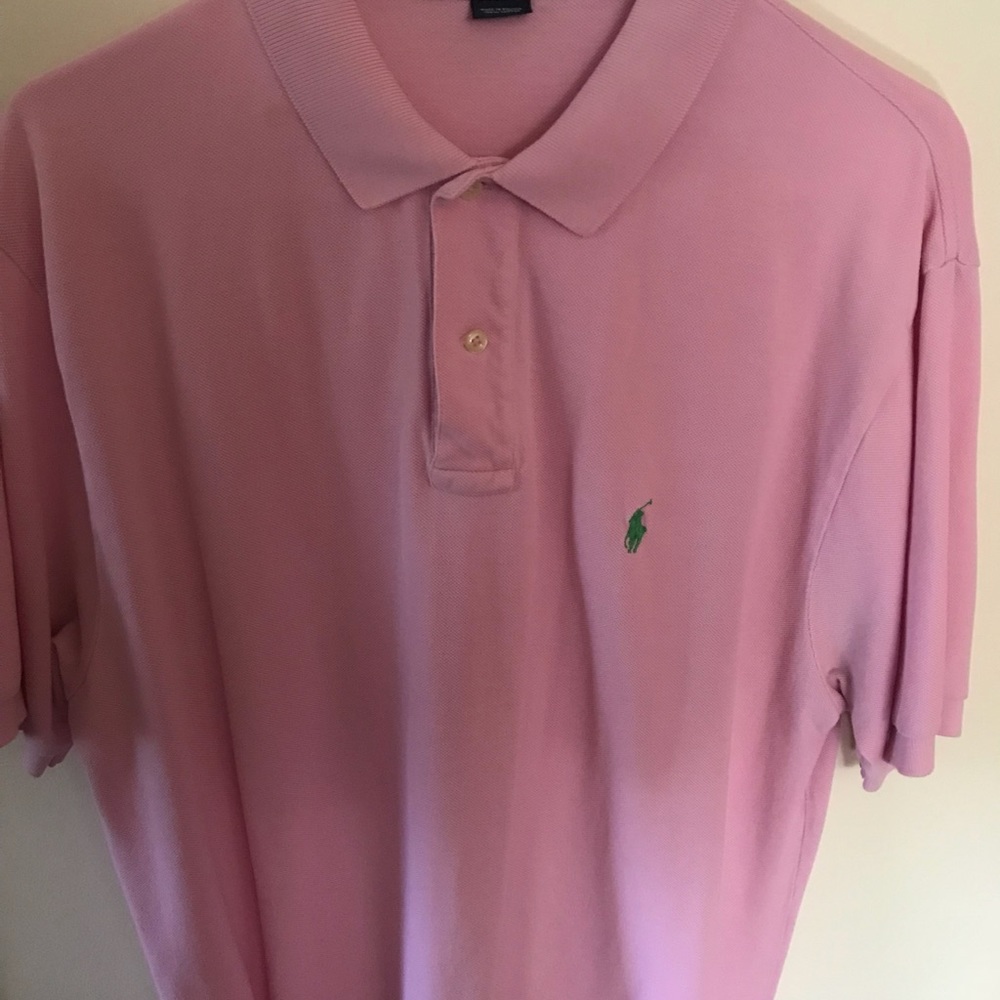 Polo by Ralph Lauren Pink Polo Shirt Men’s Large